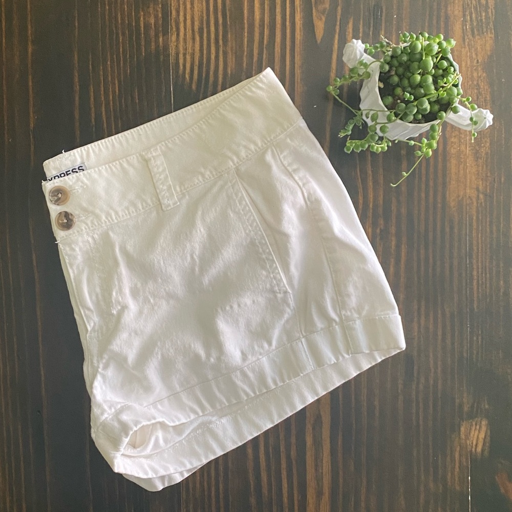 Express White Shorts